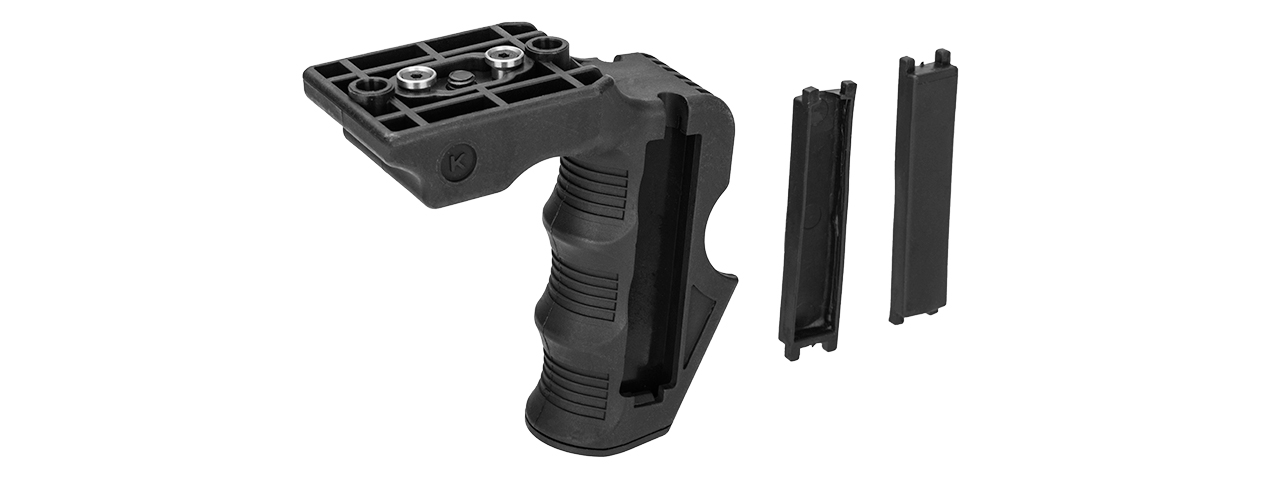 CA-1243B IMPACT KEYMOD FOREGRIP W/ STORAGE SPACE (BLACK)