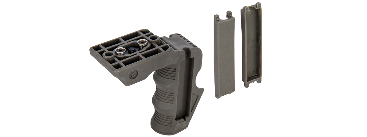 CA-1243G IMPACT KEYMOD FOREGRIP W/ STORAGE SPACE (OD GREEN) - Click Image to Close