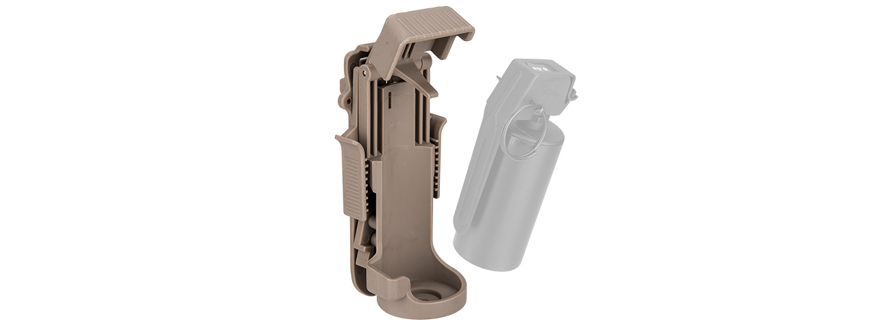 CA-1256T QR FLASH BANG GRENADE HOLSTER FOR MOLLE (DE) - Click Image to Close