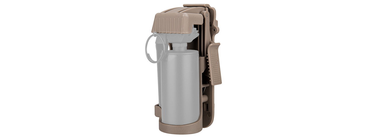 CA-1256T QR FLASH BANG GRENADE HOLSTER FOR MOLLE (DE) - Click Image to Close