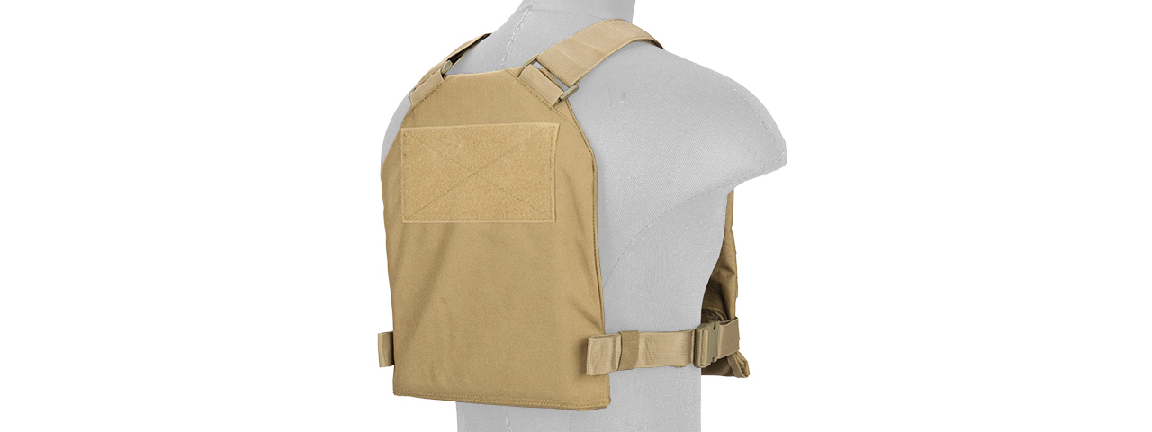 CA-1512KN Standard Issue 1000D Nylon Tactical Vest (Khaki) - Click Image to Close