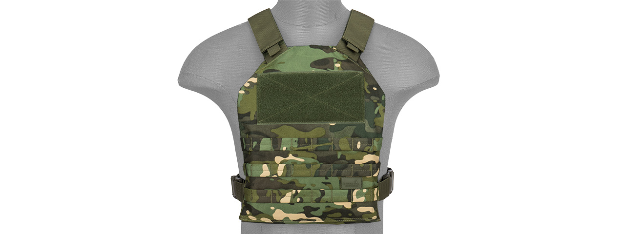 CA-1512MTN Standard Issue 1000D Nylon Tactical Vest (Tropic Camo) - Click Image to Close
