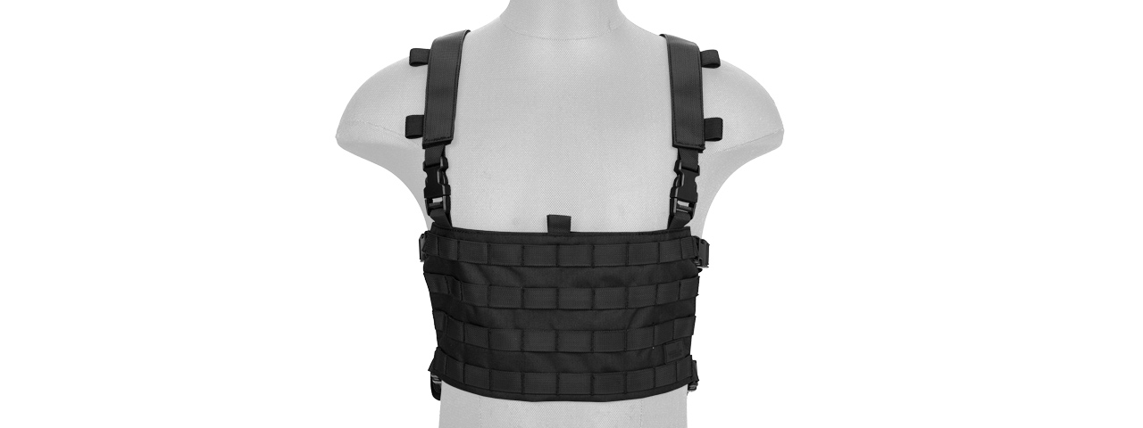 CA-1615BN QD CHEST RIG LIGHTWEIGHT BACKPACK (BLACK) - Click Image to Close