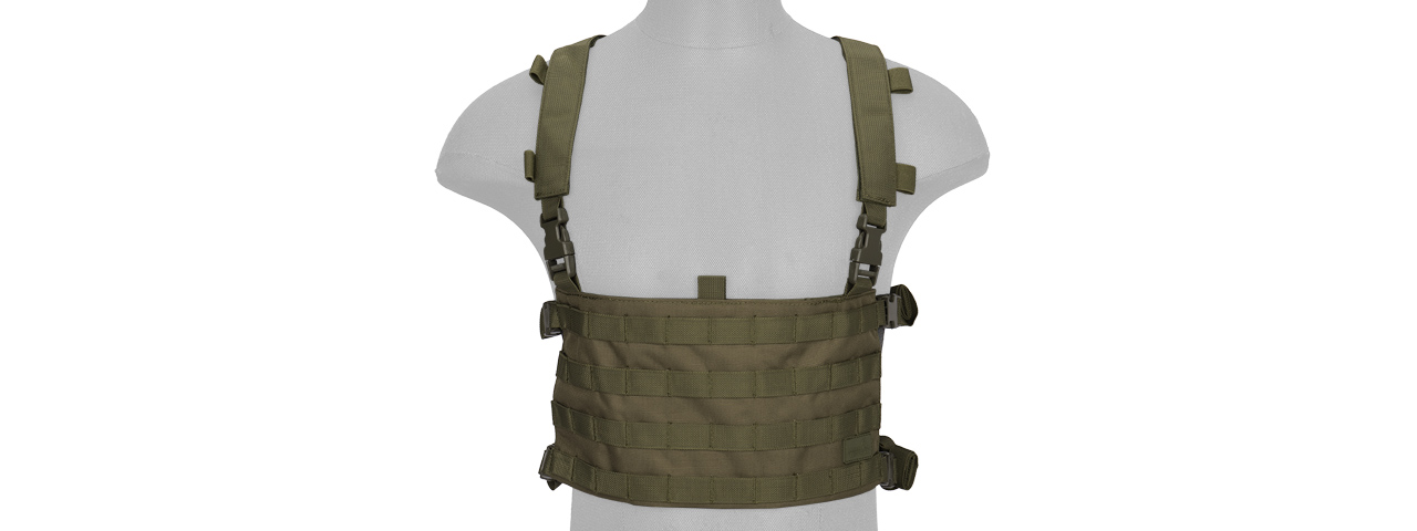 CA-1615GN QD CHEST RIG LIGHTWEIGHT BACKPACK (OD) - Click Image to Close