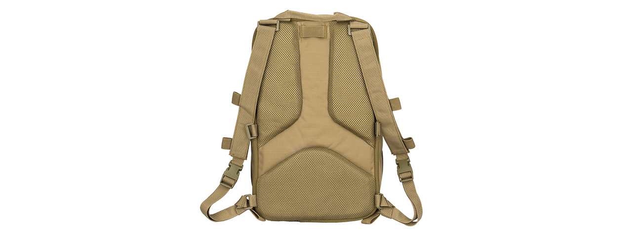 CA-1615TN QD CHEST RIG LIGHTWEIGHT BACKPACK (TAN) - Click Image to Close