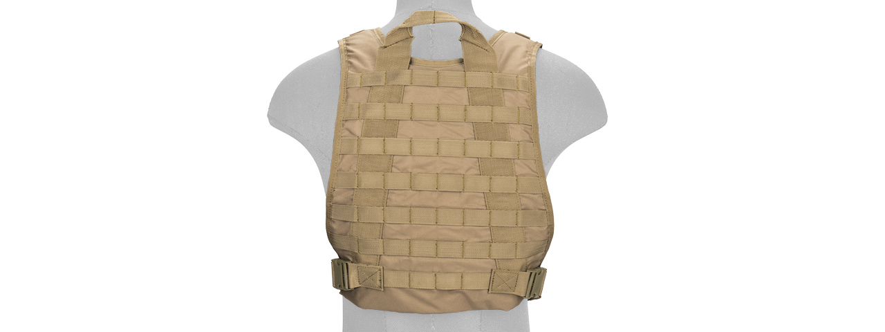 CA-301T Molle Tactical Vest (Tan) - Click Image to Close