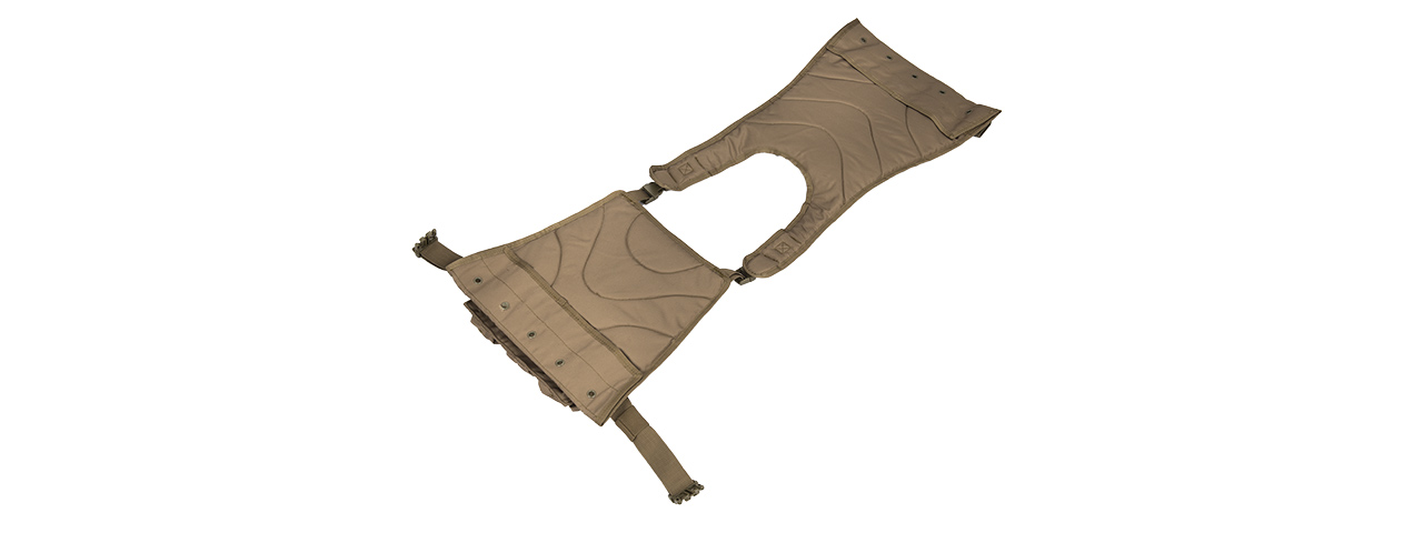 CA-301TN Nylon Molle Tactical Vest (Tan) - Click Image to Close