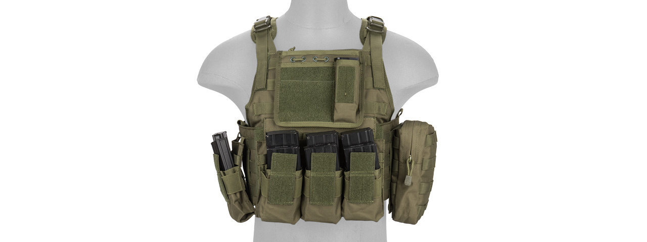 Lancer Tactical CA-305G Tactical Assault Vest in OD