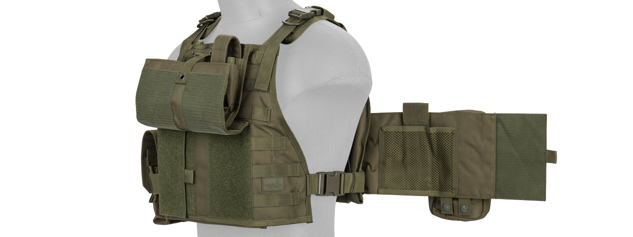 CA-305GN Nylon Assault Tactical Vest (OD Green)