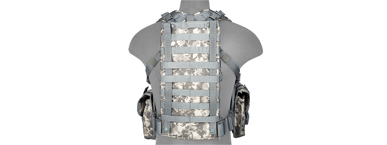 CA-307AN AIRSOFT M4 MOLLE MODULAR CHEST RIG - ACU