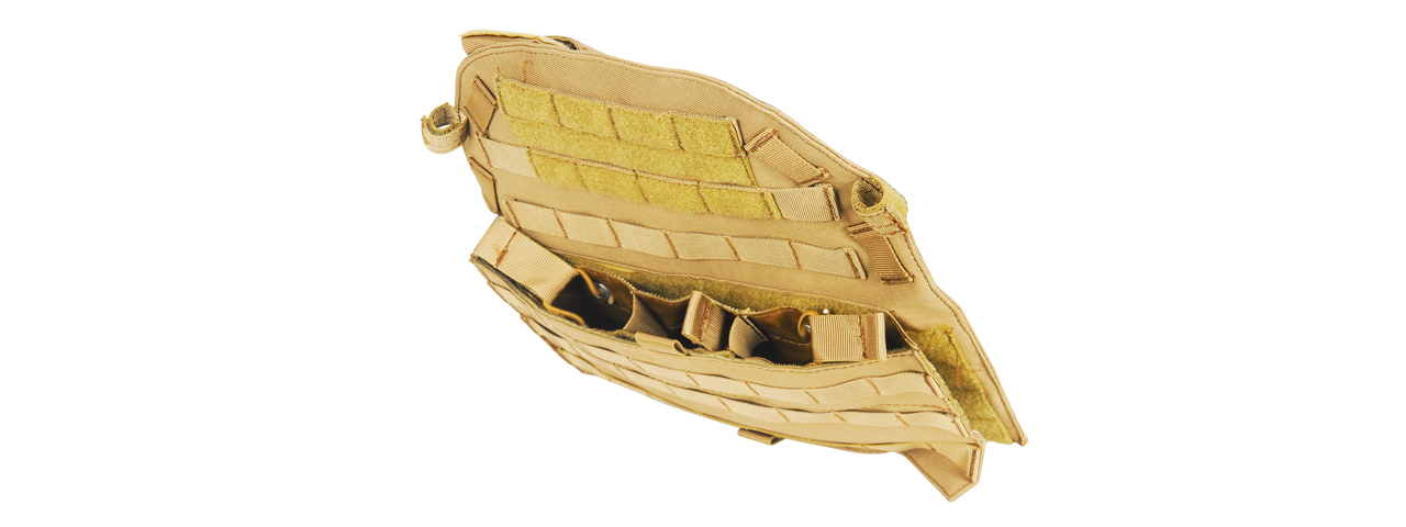 CA-311T2N 1000D NYLON AIRSOFT MOLLE PLATE CARRIER (TAN) - Click Image to Close