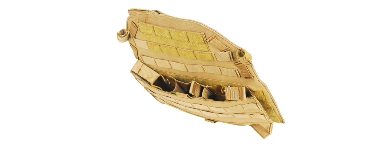 CA-311T2N 1000D NYLON AIRSOFT MOLLE PLATE CARRIER (TAN)