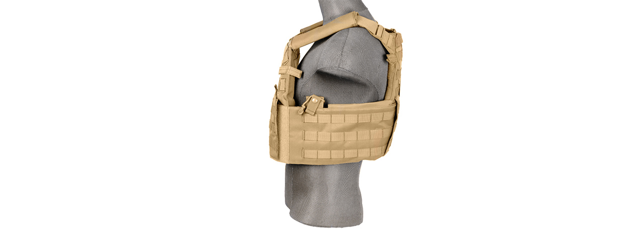 CA-311TN 69T4 1000D Nylon Tactical Vest (Tan)