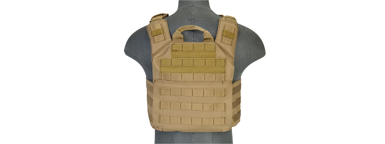 CA-313TN 1000D Nylon Speed Attack Tactical Vest (Tan) - Click Image to Close