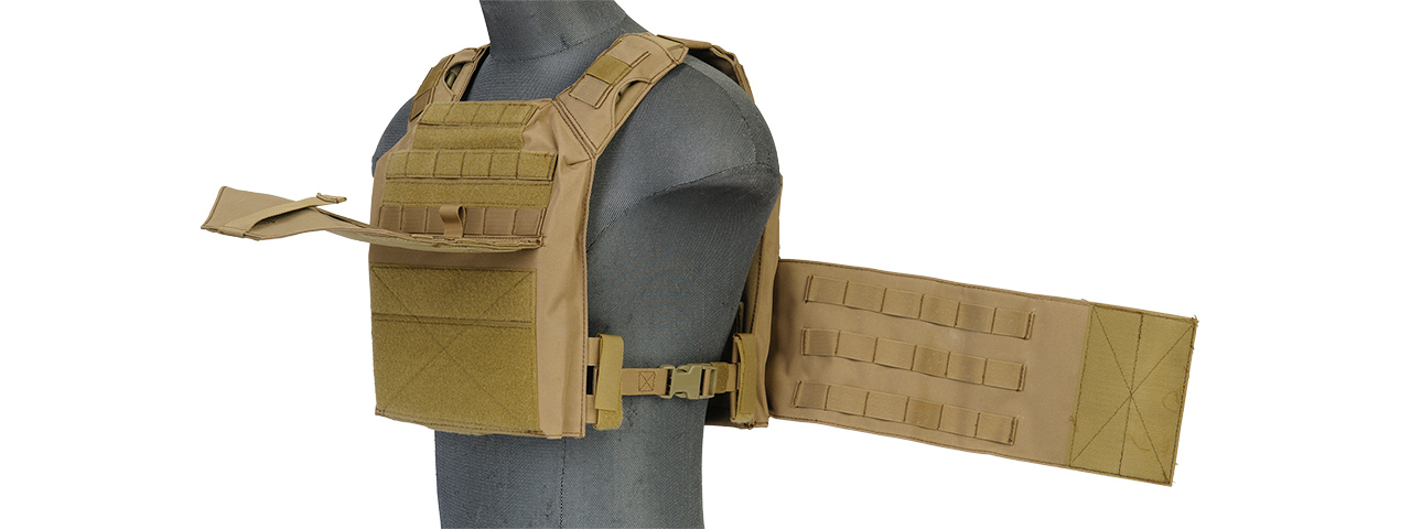 CA-313TN 1000D Nylon Speed Attack Tactical Vest (Tan)