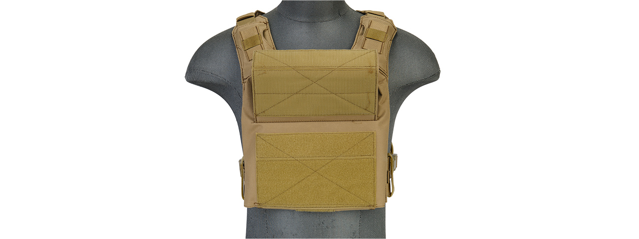 CA-313TN 1000D Nylon Speed Attack Tactical Vest (Tan) - Click Image to Close