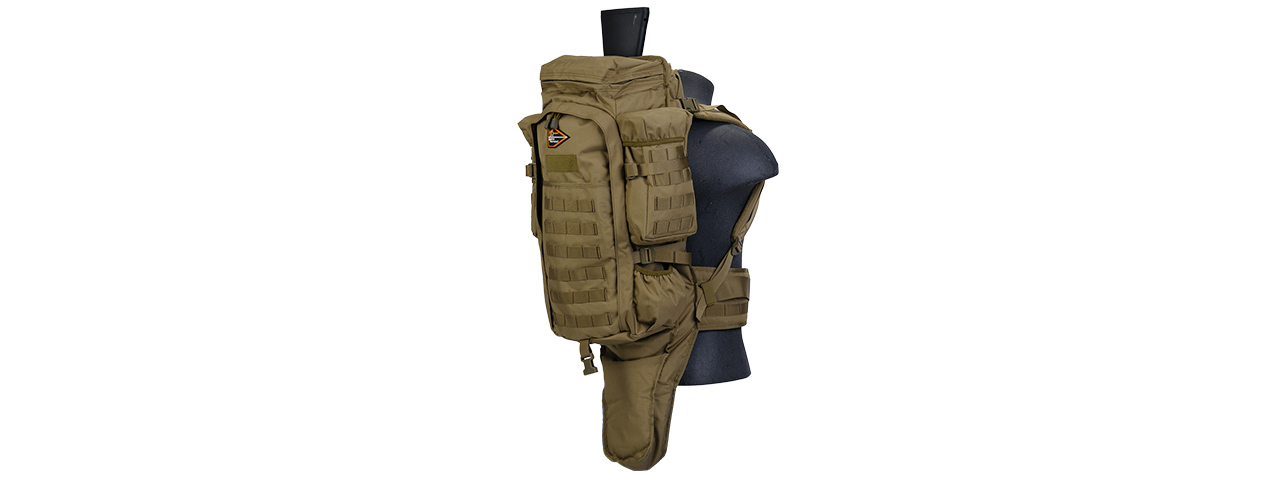 CA-356TN 1000D NYLON RIFLE BACKPACK (TAN)