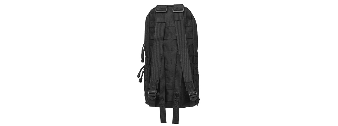 Lancer Tactical 1000D Nylon Airsoft Molle Hydration Backpack (Color: Black) - Click Image to Close