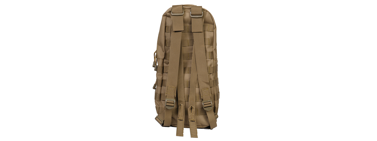 Lancer Tactical 1000D Nylon Airsoft Molle Hydration Backpack (Color: Tan)