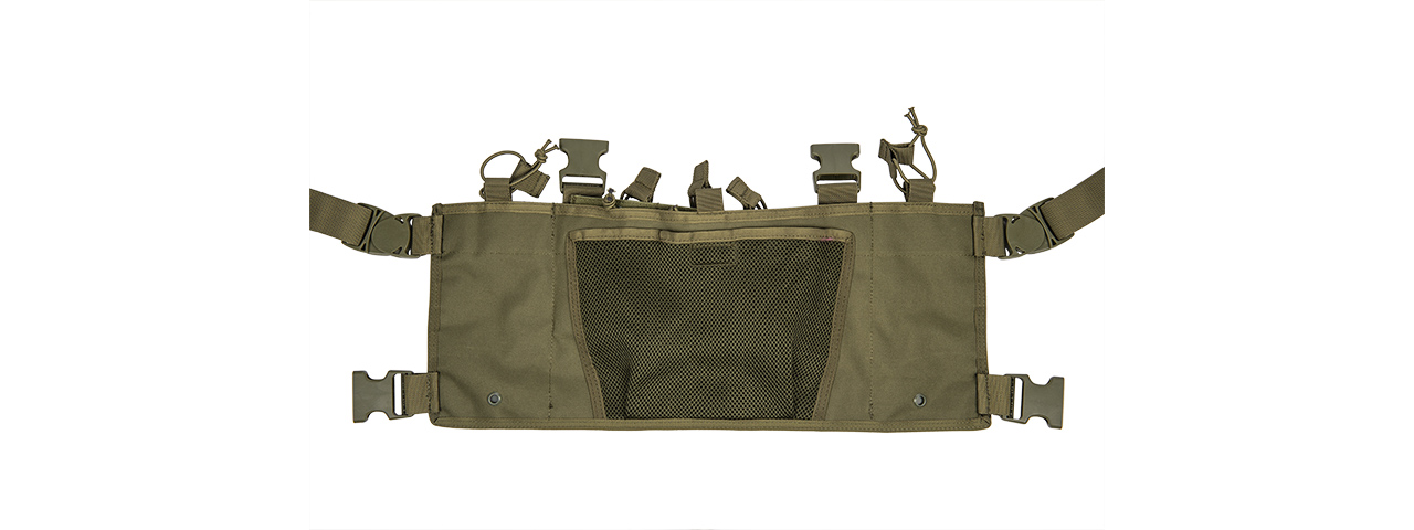 CA-882GN LIGHT WEIGHT CHEST RIG W/ MAG POUCH (OLIVE DRAB) - Click Image to Close