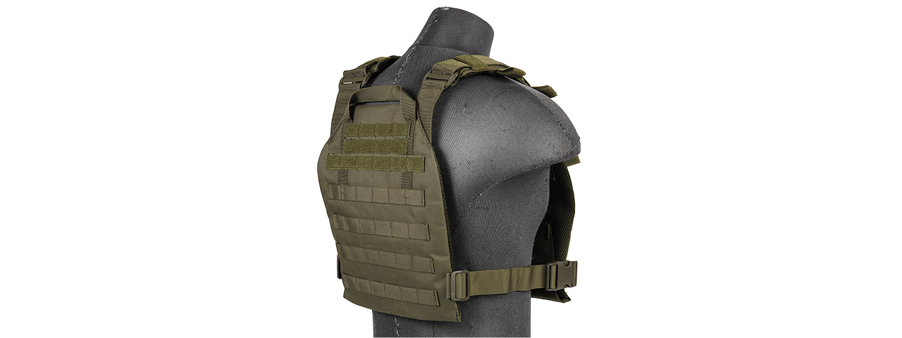 CA-883GN Nylon Lightweight Tactical Vest (OD Green) - Click Image to Close