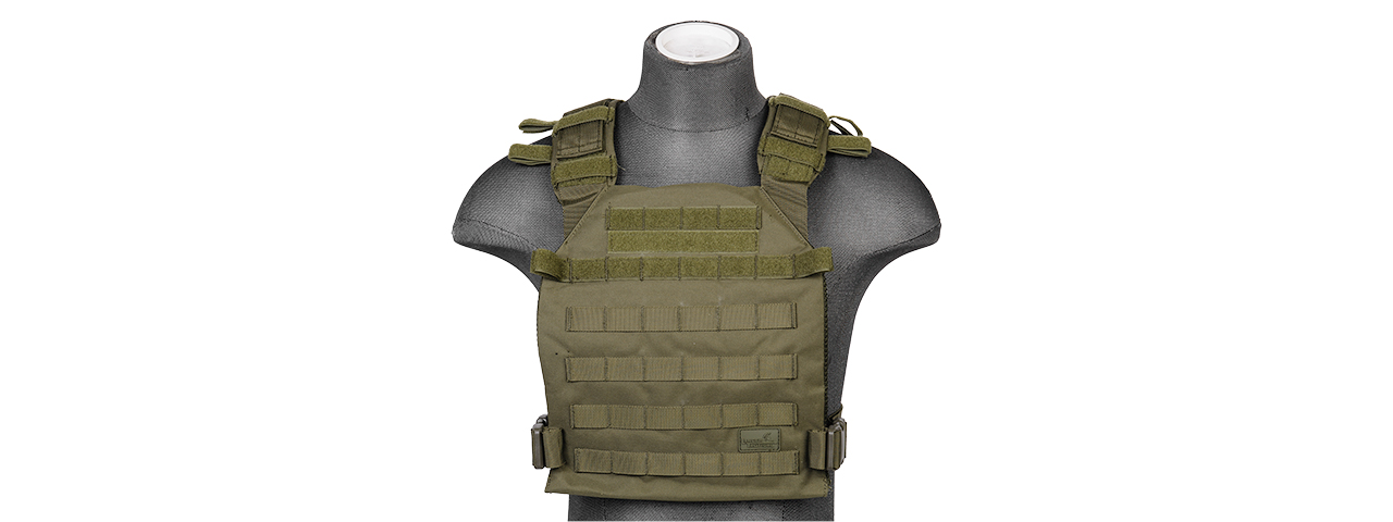 CA-883GN Nylon Lightweight Tactical Vest (OD Green) - Click Image to Close