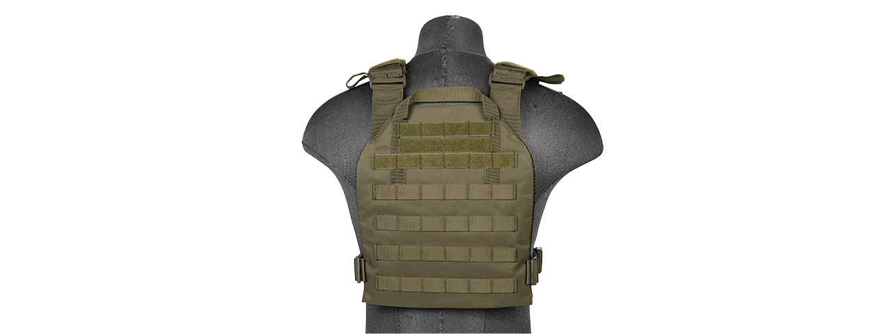 CA-883GN Nylon Lightweight Tactical Vest (OD Green) - Click Image to Close