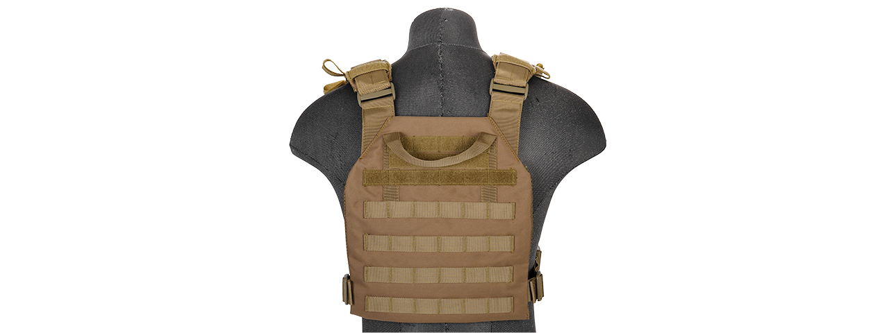 CA-883KN Nylon Lightweight Tactical Vest (Khaki) - Click Image to Close