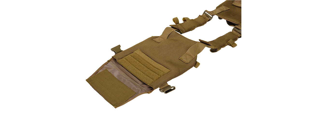 CA-883KN Nylon Lightweight Tactical Vest (Khaki) - Click Image to Close