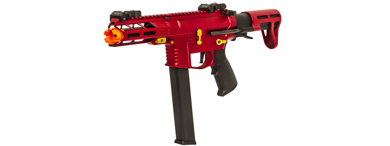 Classic Army Nemesis X9 PDW SMG AEG (Red) - Click Image to Close