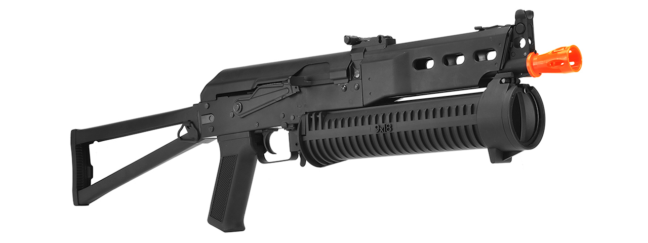 CM058 BIZON AEG METAL GEAR (COLOR: BLACK) - Click Image to Close