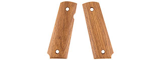 DB-1911-1 M1911 REAL WOOD AIRSOFT PISTOL GRIP PLATES