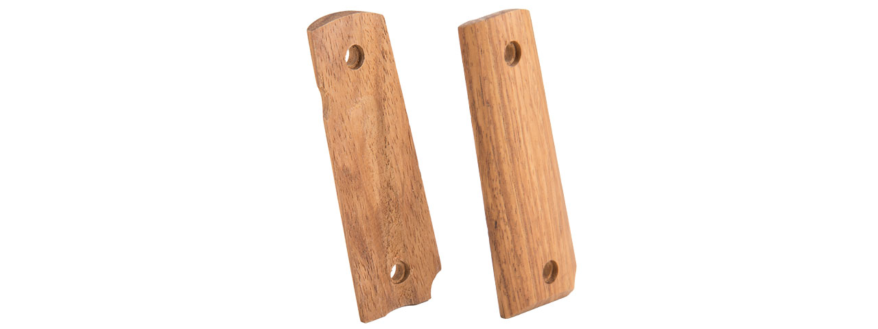 DB-1911-1 M1911 REAL WOOD AIRSOFT PISTOL GRIP PLATES - Click Image to Close