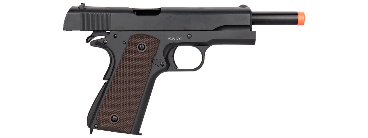 Double Bell M1911 GBB Airsoft Pistol Type 1 - Low Velocity (Black)