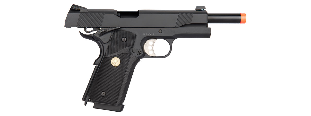 Double Bell M1911 MEU GBB Airsoft Pistol (Black) - Click Image to Close