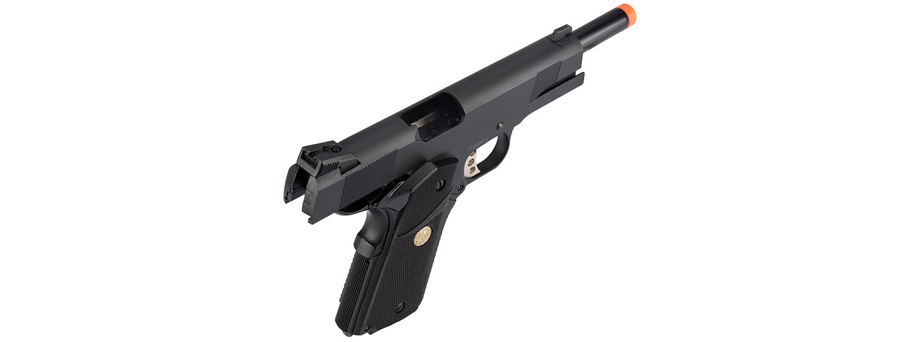 Double Bell M1911 MEU GBB Airsoft Pistol (Black) - Click Image to Close
