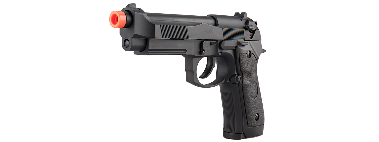 DOUBLE BELL M92 GAS BLOWBACK AIRSOFT PISTOL (BLACK) - Click Image to Close