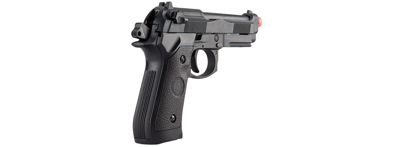 DOUBLE BELL M92 GAS BLOWBACK AIRSOFT PISTOL (BLACK) - Click Image to Close