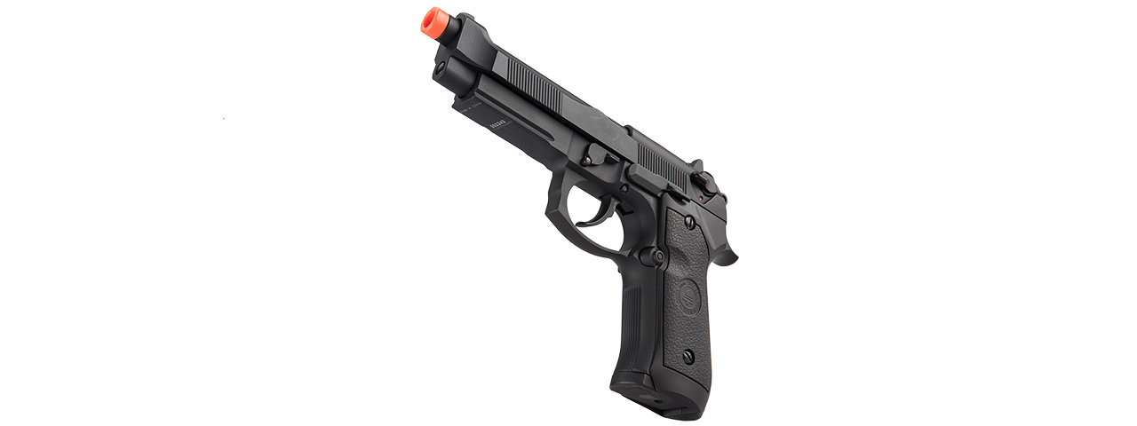 DOUBLE BELL M92 GAS BLOWBACK AIRSOFT PISTOL (BLACK) - Click Image to Close