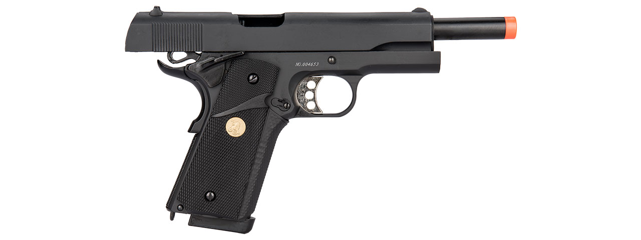 Double Bell Gas Blowback Full Marking M1911 MEU Airsoft Pistol - Click Image to Close