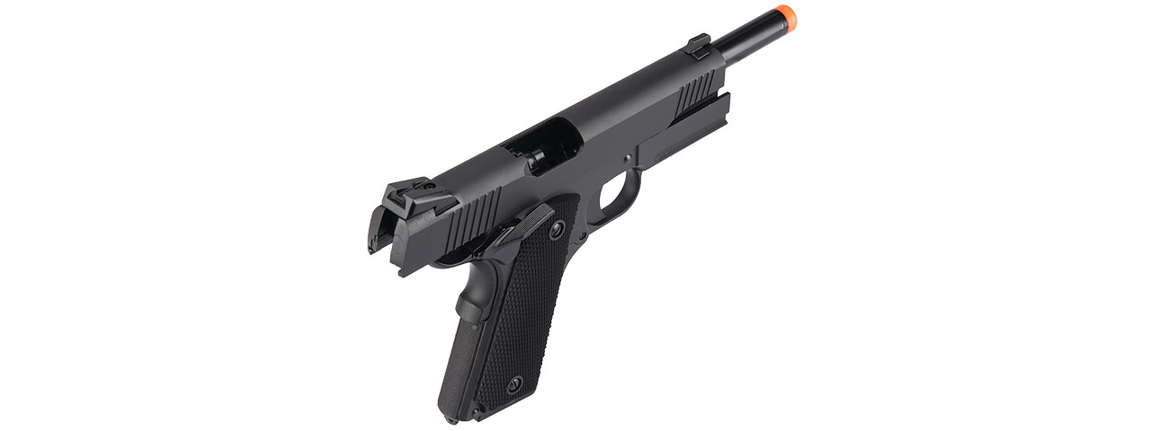 Double Bell Gas Blowback CQB 1911 Tactical Airsoft Pistol (Black) - Click Image to Close