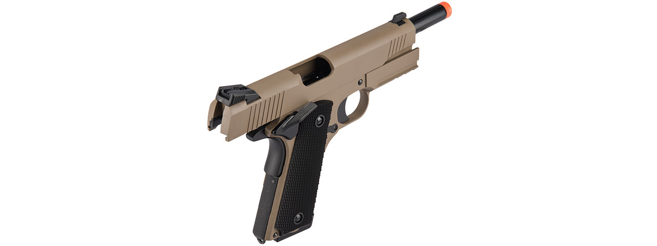 DOUBLE BELL M1911 TACTICAL GBB AIRSOFT PISTOL - LOW VELOCITY (TAN)