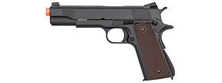 Double Bell M1911 GBB Airsoft Pistol Type 2 - Low Velocity (Black)