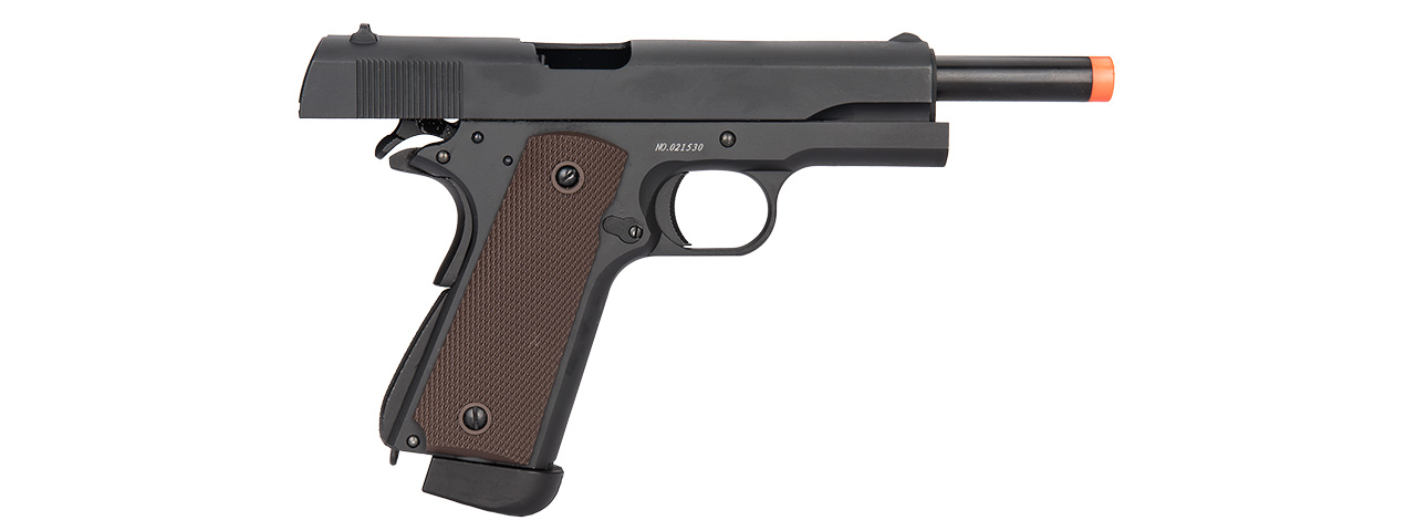 DOUBLE BELL M1911 CO2 AIRSOFT PISTOL TYPE 1 - HIGH VELOCITY (BLACK) - Click Image to Close