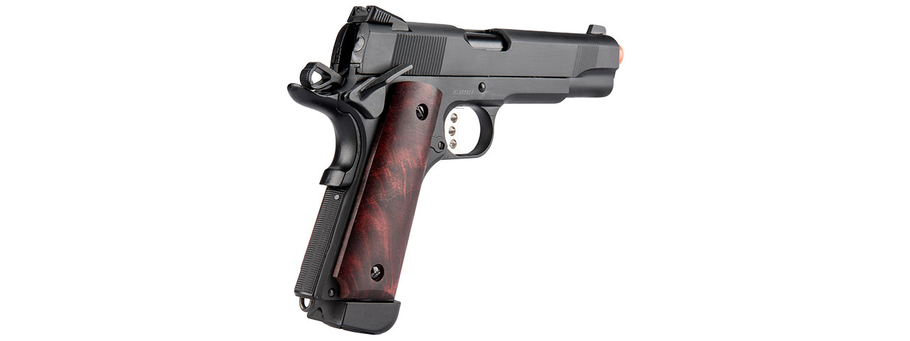 DOUBLE BELL M1911A1 CO2 BLOWBACK AIRSOFT PISTOL HIGH VELOCITY (BLACK) - Click Image to Close