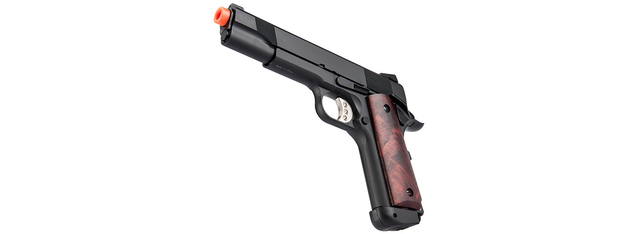 DOUBLE BELL M1911A1 CO2 BLOWBACK AIRSOFT PISTOL HIGH VELOCITY (BLACK) - Click Image to Close