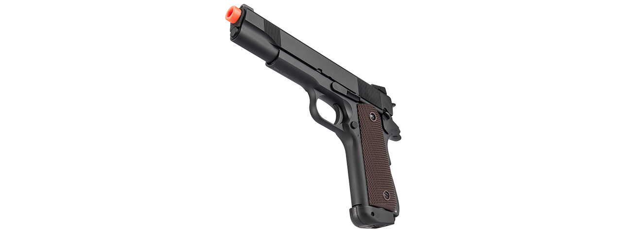 Double Bell M1911 Type 2 CO2 Gas Blowback Airsoft Pistol High Velocity (Black)