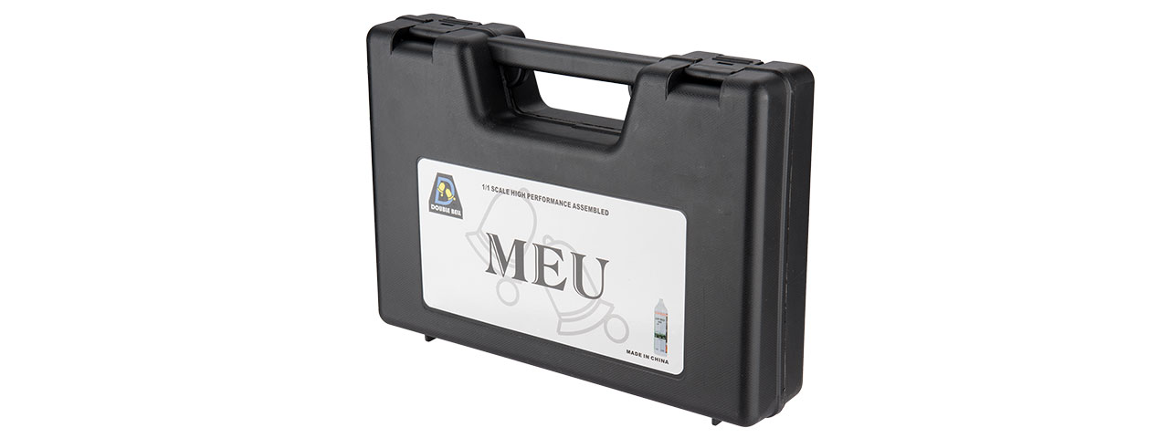 Double Bell M1911 Type 2 CO2 Gas Blowback Airsoft Pistol High Velocity (Black)