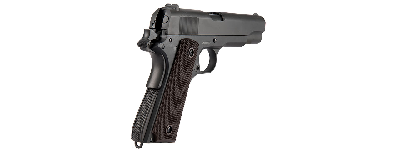 DOUBLE BELL1911 GAS BLOWBACK AIRSOFT PISTOL (BLACK) - Click Image to Close