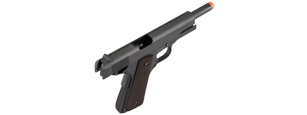 DOUBLE BELL1911 GAS BLOWBACK AIRSOFT PISTOL (BLACK) - Click Image to Close